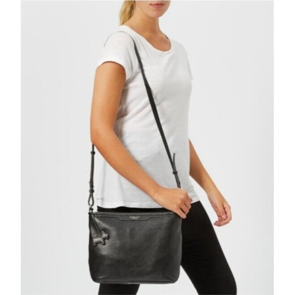 Radley Women's Patcham Palace Medium Cross Body Bag Ziptop - Black - Picture 1 of 15